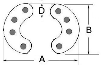 Osculati 01.672.10 - Соединительное звено для калиброванной цепи 10 мм 