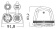 Osculati 14.516.04 - Накладное гнездо прикуривателя + двойной разъём USB 12/24В из чёрного полиамида