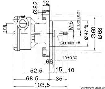Osculati 16.045.00 - Помпа NAUCO - модель ST139 