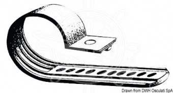 Osculati 18.033.03 - Регулируемые хомуты для крепления кабеля и труб 18x180 мм  (100 шт.)