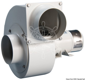 Osculati 16.102.07 - Центробежный вентилятор 24 В 120 Вт 6 А левое вращение