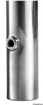 Osculati 41.175.99 - Двойная леерная стойка для внутренних оснований с поперечиной, Ø 25x1,5x622 мм 