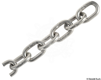 Osculati 01.374.04-050 - Цепь генуэзского типа из нержавеющей стали AISI 316 длина 50 м диаметр 4 мм