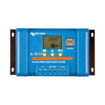 Victron BlueSolar PWM-LCD&USB 12/24В-20A Контроллер заряда - SCC010020050