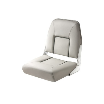 Vetus CHFSL FIRST MATE Deluxe folding seat, light grey with dark grey seams