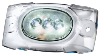 Osculati 13.276.01 - Светильник подводный светодиодный для корпуса судна/транца 12/24В 10Вт 998Лм белый свет корпус из технического полимера