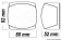 Osculati 11.060.22 - Светодиодные ходовые огни Sphera II с корпусом из зеркально-полированной нержавеющей стали для судов до 20 м 112,5° правый борт 