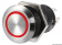 Osculati 14.215.11 - Выключатель кнопочный Flat 10А 24B IP67 синий светодиод ON-OFF