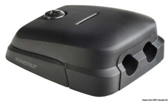 Osculati 14.176.02 - Горизонтальный сальник SCANSTRUT DS-HD10, черный пластик 6-10 мм