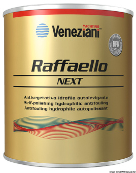 Osculati 65.001.13 - Противообрастающее средство Raffaello чёрное 0,75 л