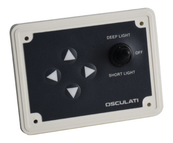 Osculati 13.241.12 - Прожектор светодиодный с электроприводом Night Eye Evo 12В 27Вт 100-320м