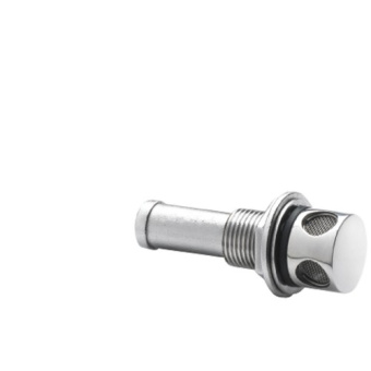 Vetus ST04S Air-vent nipple, stainless steel (AISI 316), for hose Ø 16 mm, straight