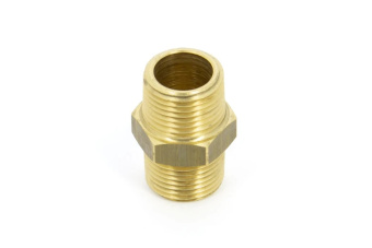 Vetus NIPPEL3/8 Connection 2 x 3/8" male brass