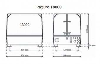 Генератор Paguro 18000 16,0 кВт 3000 об/мин