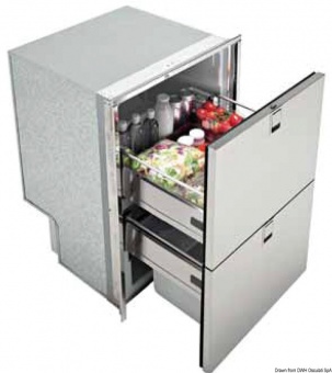 Osculati 50.826.11 - Холодильник Isotherm с выдвижным ящиком DR160 inox 12/24 V 