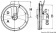 Osculati 19.152.61 - Самоочищающееся смотровое стекло EIWA 300 мм 24 В 