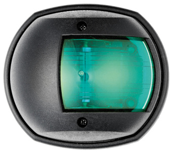 Osculati 11.410.02 - Бортовой огонь Sphera Design Classic 12 зелёный 112,5° 12 В 10 Вт 100 x 50 x 88 мм в чёрном корпусе