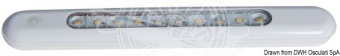 Osculati 13.192.20 - Водонепроницаемый светодиодный светильник накладного монтажа 310x40x15 мм 