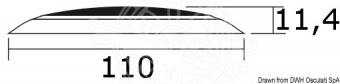 Osculati 13.179.85 - Накладной светодиодный светильник, 12 В, 3,2 Вт 
