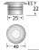 Osculati 13.429.21 - Встраиваемый светодиодный светильник 12/24 В 74 Лм синий 