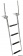 Osculati 49.575.04 - Раздвижная лестница EasyUp с ручками для площадок 1185х515 мм 4 ступеньки 
