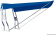 Osculati 46.906.14 - Телескопический передний синий тент для навигационных дуг надувных лодок 130 x 190 см 