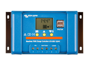 Victron BlueSolar PWM-LCD&USB 12/24В-30A Контроллер заряда - SCC010030050