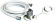 Osculati 15.242.01 - Врезной палубный душ с кнопочной лейкой Mizar с ПВХ шлангом 4 м и белой крышкой