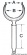 Osculati 34.193.00 - Уключина из хромированной латуни 68xØ14 мм 
