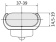 Osculati 13.265.01 - Подводный светодиодный светильник для лестниц 38 мм 2 pz 