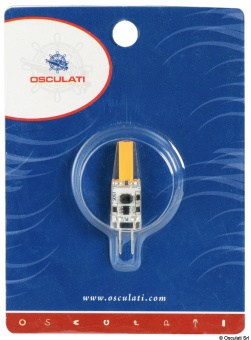 Osculati 14.450.18 - Лампочка светодиодная G4 12В 1.6Вт 1 сверхмощный светодиод