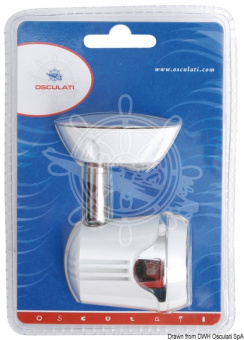 Osculati 13.896.01 - Точечный LED светильник 12/24В 1.32Вт белый корпус из АБС-пластика с выключателем