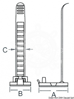 Osculati 18.035.02 - Регулируемые хомуты для крепления кабеля 22 мм   (100 шт.)