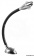 Osculati 13.237.05 - Гибкая светодиодная лампа для изголовья кровати/чтения карт черная, 12/24 В 