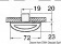 Osculati 13.885.20 - Светильник дежурного освещения BATSYSTEM, белое обрамление (2 компл. по 1 шт.)