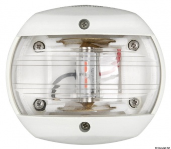 Osculati 11.440.13 - Топовый огонь Sphera Design Classic 20 LED белый 225° 12 В 0,8 Вт 90 x 79 x 50 мм в белом корпусе для судов до 20 м