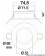 Osculati 13.446.02 - Точечный светильник Negril на сверхмощных светодиодах, 12/24В, матовое никелевое покрытие 