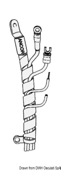 Osculati 14.140.02 - Спиральный кабельный рукав из белого полиэтилена 7-40 мм (25 м)