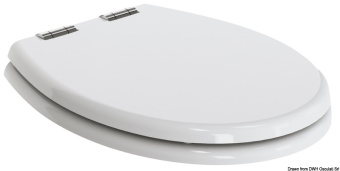 Osculati 50.226.90 - TECMA Silence Plus Деревянная крышка сиденья для унитаза