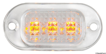 Встраиваемый светодиодный светильник для дежурного освещения без накладки 12В Желтый свет