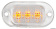 Встраиваемый светодиодный светильник для дежурного освещения без накладки 12В Желтый свет