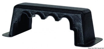Osculati 14.208.31 - Крышка изоляционная из чёрного пластика 178 x 51 мм для Bus Bar