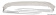 Osculati 46.918.06 - Солнечный белый козырек BIMINI DEEPTH с четырьмя дугами 205/215 см 