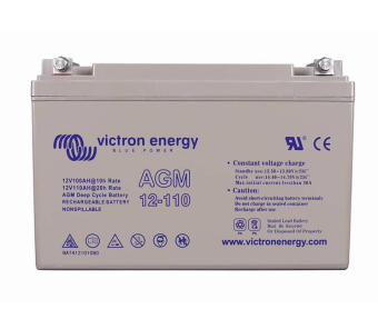 Victron 12В/110Ач AGM Deep Cycle Аккумуляторная батарея (M8) - BAT412101085