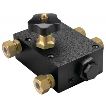 Vetus HS74B Single non-return valve (G1/2) with by-pass valve (incl. tube connectors Ø 18 mm)