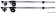 Osculati 46.907.05 - Козырек тента с телескопическими кронштейнами для T-Top 260/200/170 см 
