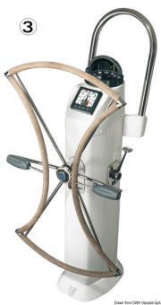 Osculati 69.101.40 - Компактное складное колесо LEWMAR 101 см