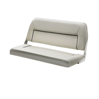 Vetus DCHFSW FIRST CLASS Deluxe folding bench seat, grey white with cobalt blue seams
