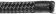 Osculati 06.470.28 - Швартовый конец двойного плетения из сверхпрочного полиэфира чёрный 100 м диаметр 28 мм (100 м.)
