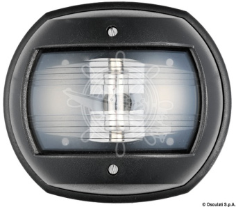 Osculati 11.411.04 - Кормовой огонь Sphera Design Maxi 20 белый 135° 12 В 15 Вт 130 x 65 x 115 мм в чёрном корпусе